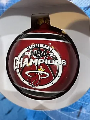 Miami Heat 2013 Nba Championship Commerative Bulb Ornament • $22.50