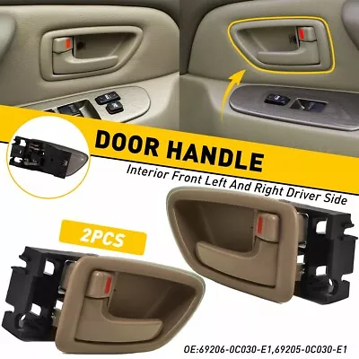 2x Inside Left & Right Door Handle For 2001-2007 Sequoia 2004-06 Tundra Crew Cab • $18.99