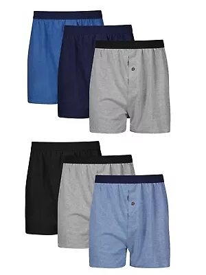 3 Or 6 Hanes Men's Value Pack Knit Boxers Tagless T Shirt Soft Knit Comfort Soft • $29.99
