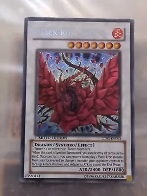 Yu-Gi-Oh! TCG Black Rose Dragon 2008 Collector's Tins CT05-EN003 Limited Secret • £18