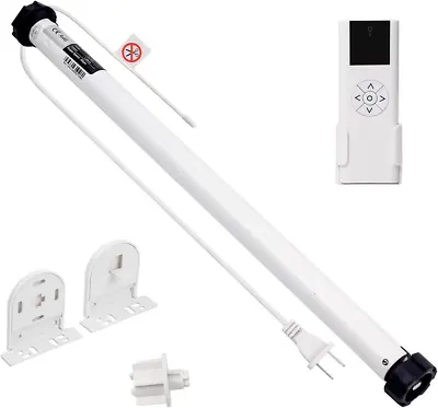 AC 110-240V Electric Roller Shade Tubular Motor Kit Build-In Power Supply With R • $108.99