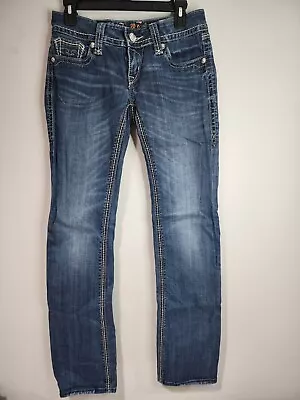 $34.99 • Buy Rock Revival For Buckle “Alanis” Low Rise Boot Cut Stretch Jeans Womens 28X32