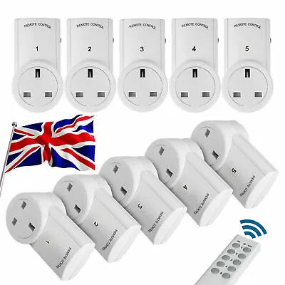 £28.73 • Buy Wireless Remote Control Sockets, Vlio Home Programmable Electrical Outlet Switch