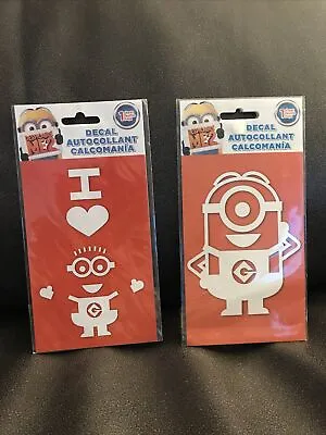 Despicable Me 2 • Minions• Car Decals • I ❤️Minions • NIP • $7