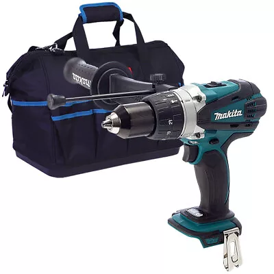 Makita DHP458Z 18V LXT Cordless Combi Hammer Drill Body With Tool Bag • £105