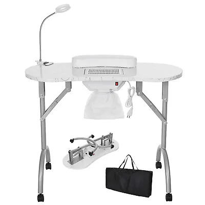 Bestauty Portable Manicure Table Nail Desk With Dust Collector F/ Spa Salon W1S9 • $128.95