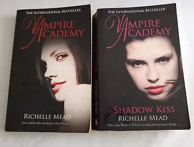 2 X Richelle Mead Books Vampire Academy Shadow Kiss Paperback Book • £6.50