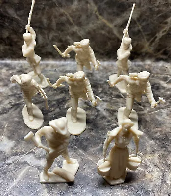 VTG Marx Boonesboro - Alamo: Davey Crockett-Pioneers + Maiden 54mm Lot Of 9 • $15.95