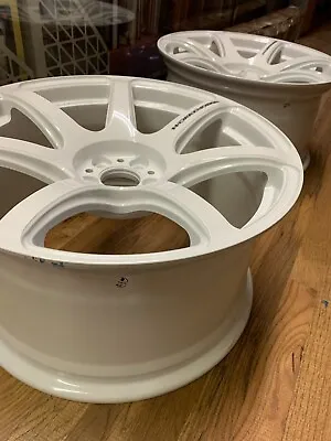 Work Emotion T7R (x2 Wheels) Deep Concave 18x9.5 +38 5x100 White  WT7R189538ZWHT • $1000