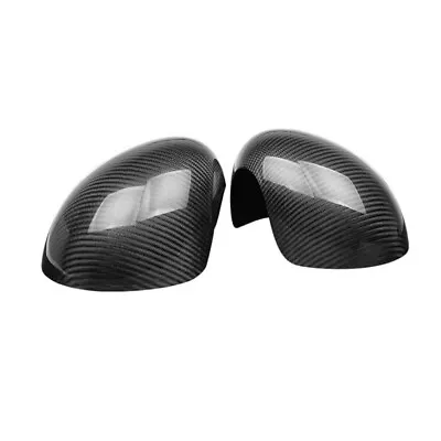 Carbon Fiber Rear Mirror Cover Protection Shell For 07-12 Power Folding R55 R56 • $85