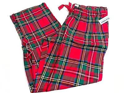 NWT! OLD NAVY Maternity Matching Flannel Pajama Pants Red Size MEDIUM • $7.50