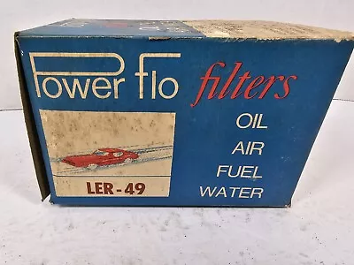 Vintage NOS Powerflo Oil Filter LER-49 • $24.29