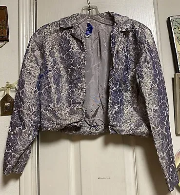 Vintage Brocade/Metallic Western Rockabilly Jacket-As Is • $4