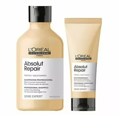 L’Oreal Absolut Repair Shampoo 300ml & Conditioner 200ml Duo *FREE POSTAGE* • £28.99