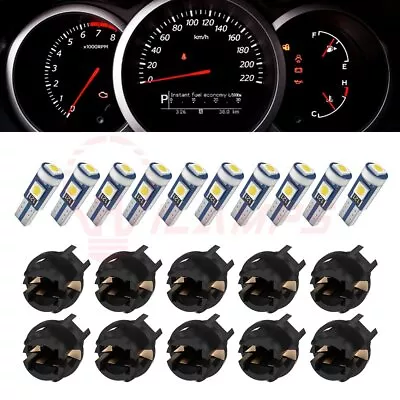 10X T5 3SMD-3030 White LED Dash Cluster Instrument Panel Lighting Kit For Toyota • $11.99