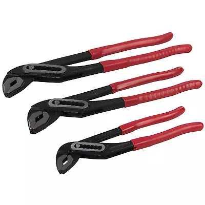 Adjustable Box Joint Pliers Wide Jaw Water Pump Plumbing Wrench Grip Waste Pipe • £14.99