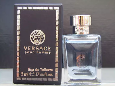  Versace Signature Pour Homme For Men 0.17 Oz Eau De Toilette Splash Mini • $11.45