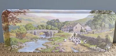 Beautiful COUNTRYSIDE MELAMINE TRAY LOVELY CONDITION • £3.99