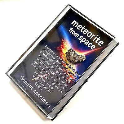 Authentic Meteorite In Display Case - Education & Science - Space Rock • £8.40