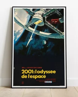 2001: A SPACE ODYSSEY FRENCH Film REPRO Poster 36'' By 24'' (similar To A1 ) • £11.99