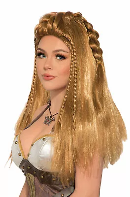 Brand New Viking Female Warrior Wig (Brown) • $25.75