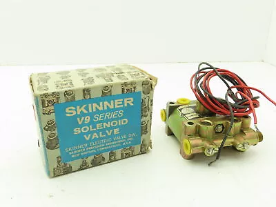 Honeywell Skinner V955DEF2150 Solenoid Valve 4-Way NO 120V 150 PSI 1/4  NPT • $129.99