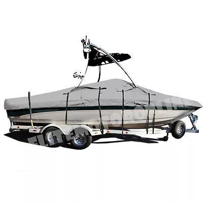 MasterCraft X-10 With Wakeboard Tower Trailerable Storage Fishing Ski Boat Cover • $233.99