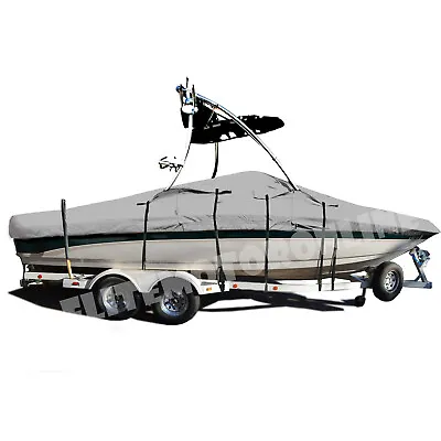 Moomba Outback With Wakeboard Tower Trailerable Storage Fishing Ski Boat Cover • $251.99