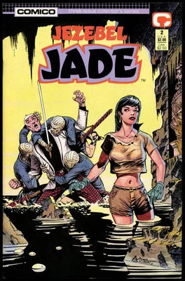 $6 • Buy Jezebel Jade #2 ~ Comico ~ Wrap-around Cover ~ Jonny Quest Character