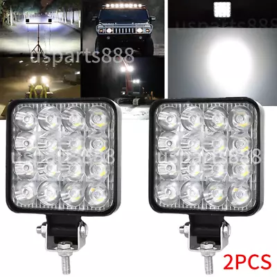 3.3 LED Marine Lights Pontoon Boat HeadLights Spreader Docking Fishing Lamp PK 4 • $14.56