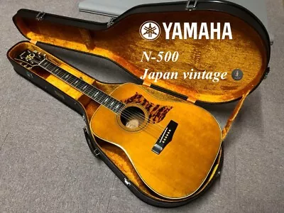 YAMAHA Acoustic Guitar N-500 Japan Vintage Special Sound With Hard Case • $580.55