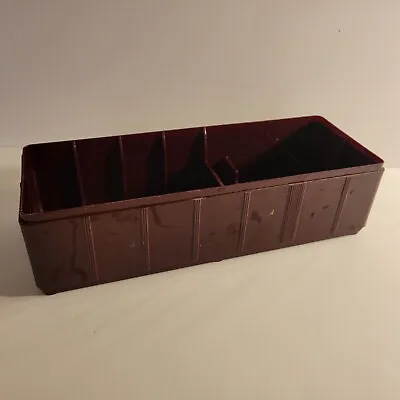 Vintage Bakelite View-Master Storage Box Maroon Base Only Sawyer's Inc. • $29.95