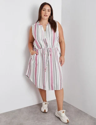 $33.23 • Buy Beme Zipped Detail Double Pocket Dress Womens Plus Size Clothing  Dresses Mini
