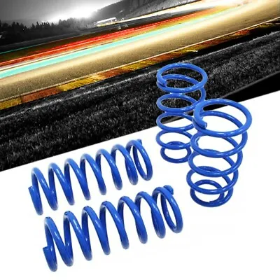 Manzo Blue Street-Version Front/Rear Lowering Springs Kit For 79-04 Mustang • $119