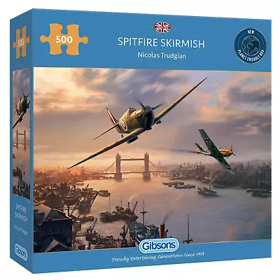 Gibsons Spitfire Skirmish 500 Piece Jigsaw Puzzle • £14.50