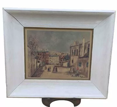 Maurice Utrillo Signed Print Donald Art Co. Inc. No. 1663 Framed • $24.99