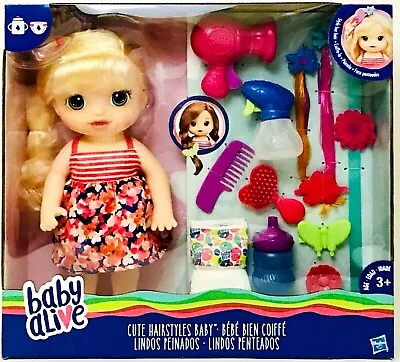 Hasbro Baby Alive Cute Hairstyles Baby Playset With Dryer & Style Accessories  • $102.77