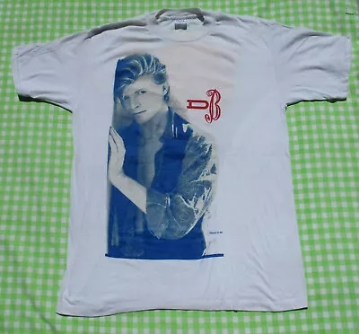 VTG 80's David Bowie 1987 The Grass Spider Tour North America Concert T-shirt ML • $105.73