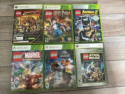 Lot Of Lego  Xbox 360Games Batman Star Wars Jurassic Harry Potter Marvel. • $29.99