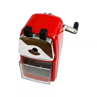 Desktop Rotary Pencil Sharpeners - Metal Heavy Duty Body & Desk Clamp • £12.39