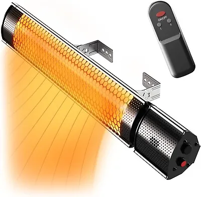 Pro Breeze Halogen Infrared Patio Heater Lamp 2000w Outdoor Electric Remote • £69.99