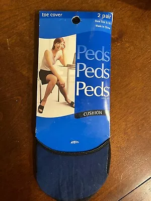 2 Pair PEDS Brand Nylon Toe Covers With Cushion Size 5-10 • $5.99