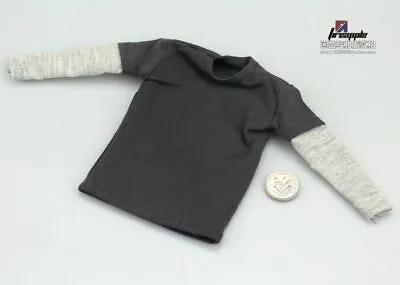 1/6 Splicing T-shirt Tops Clothes Gray For 12in Male PH TBL HT Action Figure Toy • $19.57