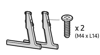 Samsung 2023 TV 32  The Frame QA32LS03CBWXXY Stand Set Legs With Screws • $63.95