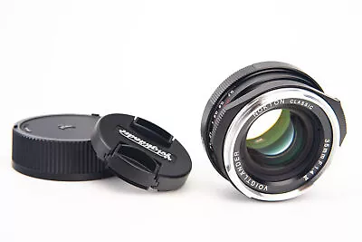 Voigtlander 35mm F/1.4 II Nokton Classic Lens MF Leica M Mount W Caps MINT V28 • $499.99