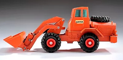 Vintage Matchbox Lesney Hatra Tractor Shovel - K-3 King Size - Orange /Red Caps • $29.95