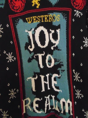 $23.99 • Buy GAME OF THRONES Christmas Ugly SWEATER Unisex - SIZE MEDIUM