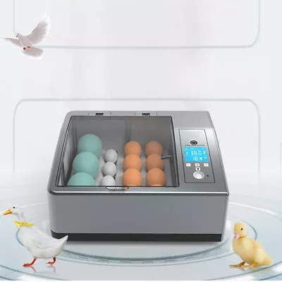 16 Eggs Incubator Poultry Mini Digital Egg Hatcher Auto Turner Duck Hatching • $46.55