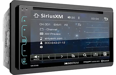 Soundstream Vr-65xb 2-din Car Dvd Cd Mp3 Player 6.2 Monitor Bluetooth Sirius Xm • $99.90