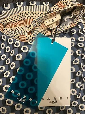 Marni X HM Patterned Unusual Designer Dress Brand New With Tags • £30